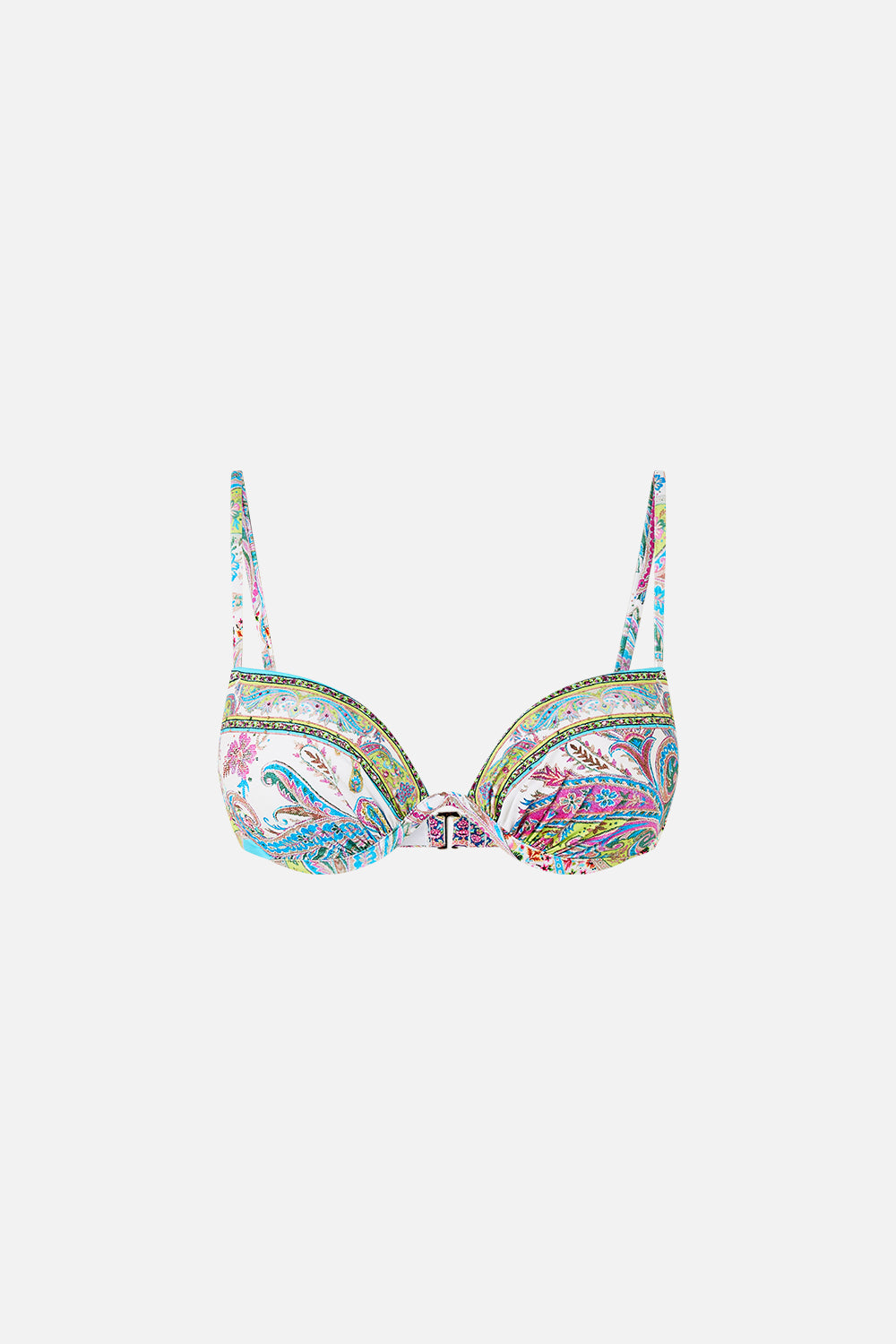 CONTINUOUS UNDERWIRE MOULDED CUP BIKINI TOP MAGIC CARPET RIDE