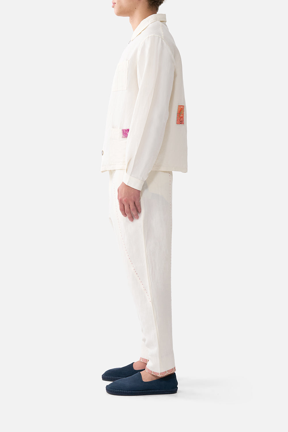 The CAMILLA EMBELLISHED CHORE COAT NOTES FROM THE ROAD
