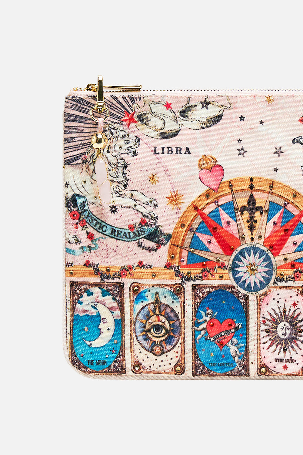 SMALL CANVAS CLUTCH HOUSE OF HOROSCOPES