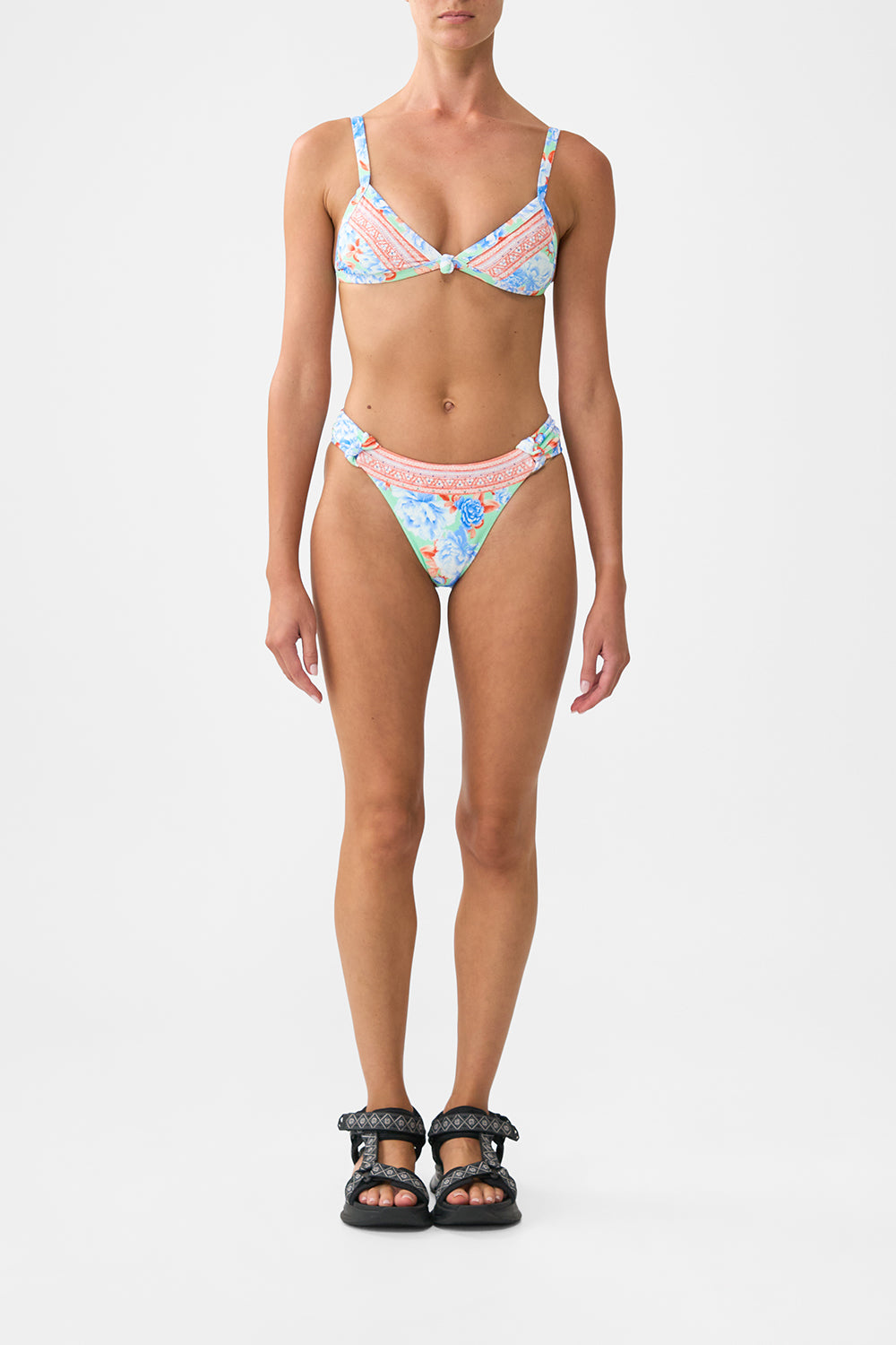 The CAMILLA TRI BIKINI TOP WITH KNOT FRONT TOPKAPI POPTOPKAPI POP