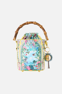 DRAWSTRING BUCKET BAG WITH KEYRING TALES OF TOPKAPI PALACE
