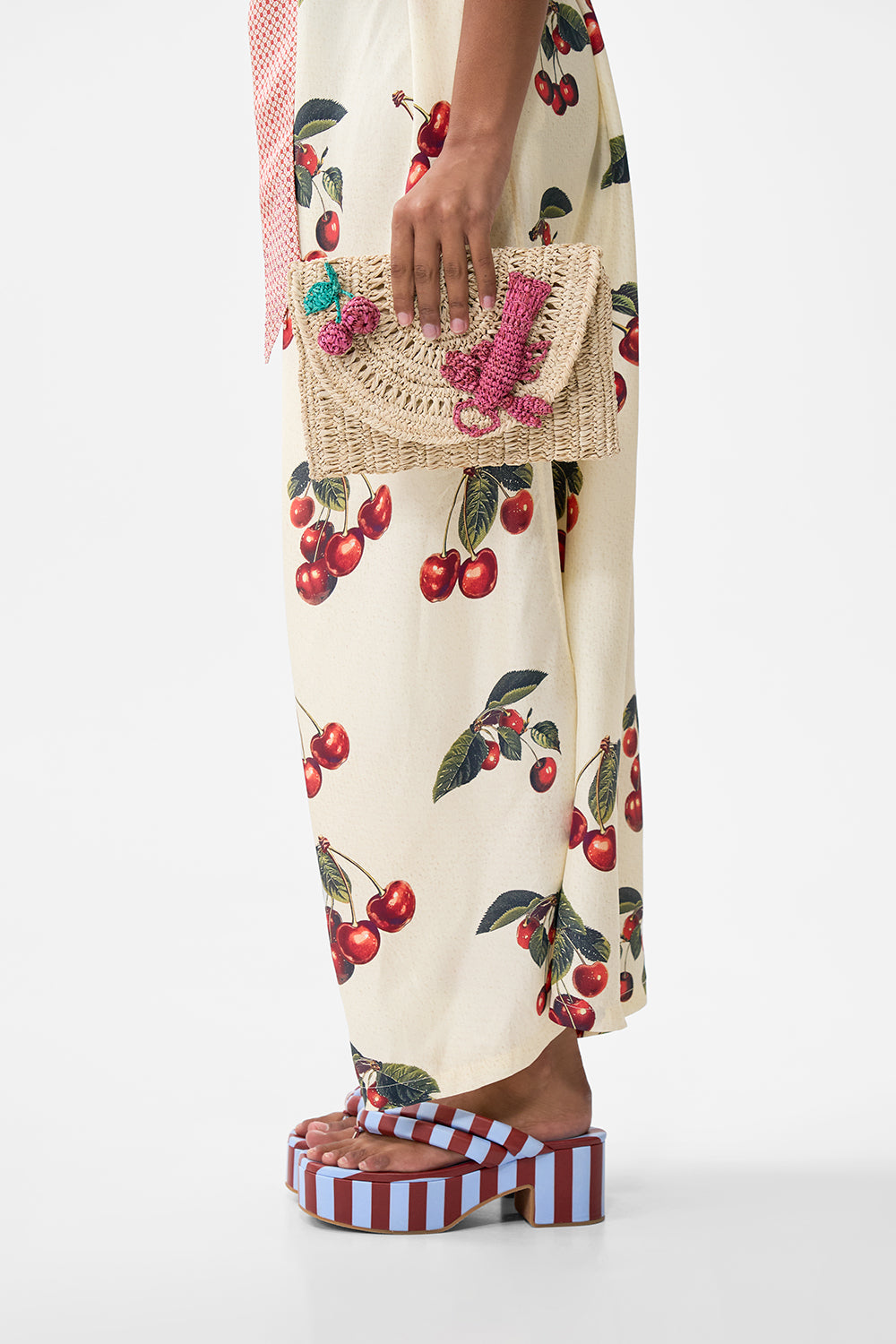 The CAMILLA RAFFIA CLUTCH NOTES FROM THE ROAD