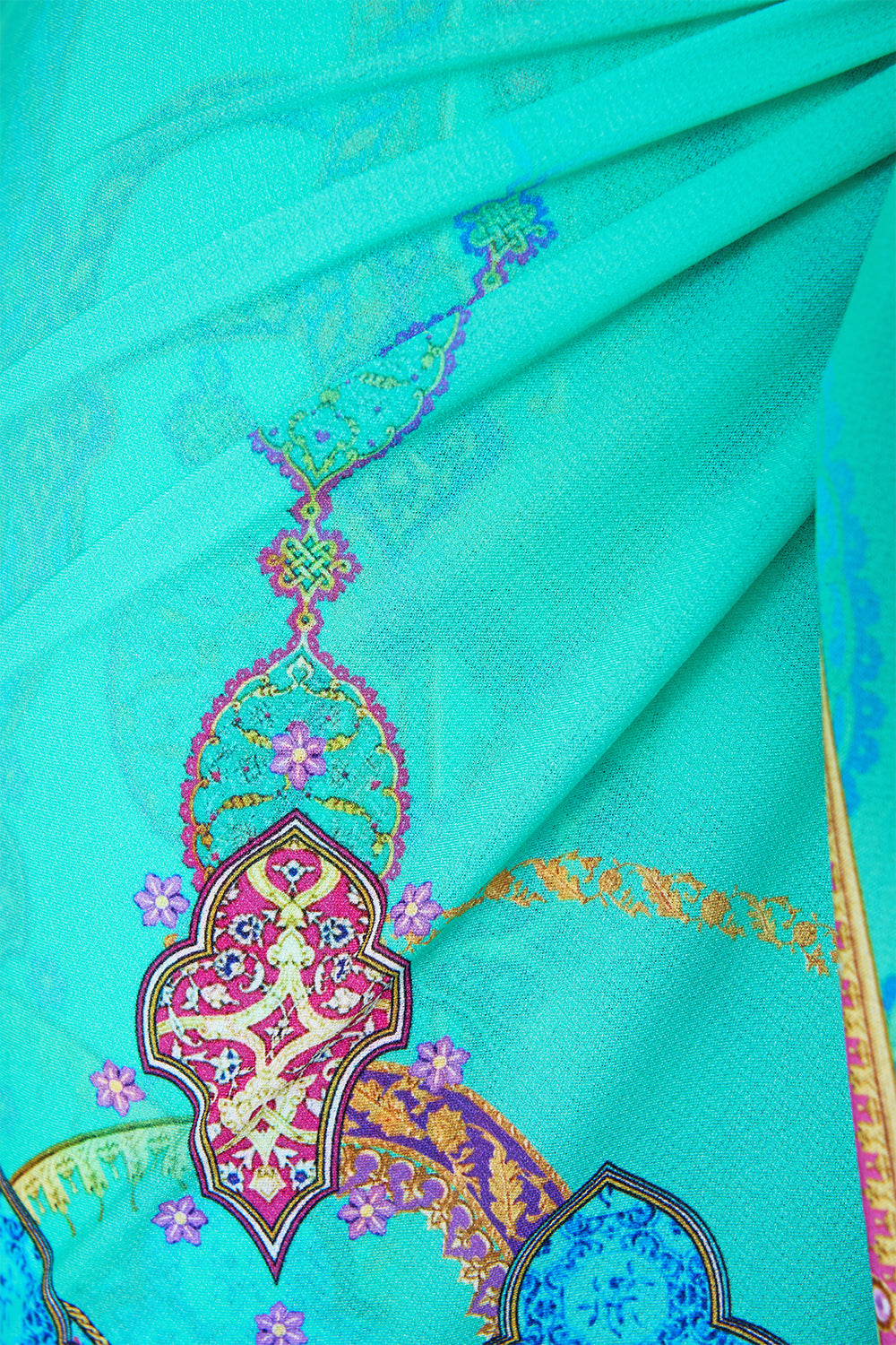 The CAMILLA LAYERED MAXI SARONG WITH TIE FRONT THE CONCUBINES CORRIDOR