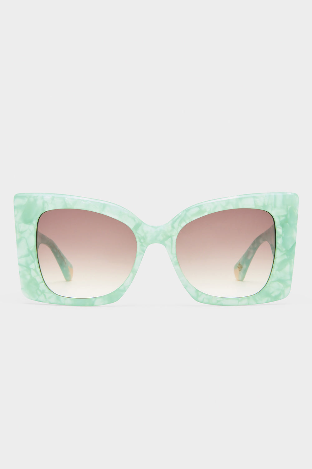 WHERE'S MY VALET SUNGLASSES MINT MARBLE / SOLID IVORY GOLD