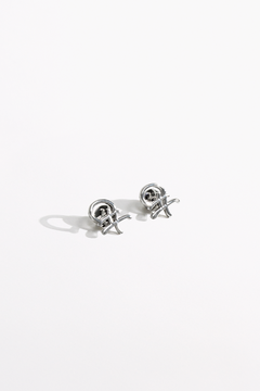 CAMILLA Fierce Folklore Stud Earrings in Silver print
