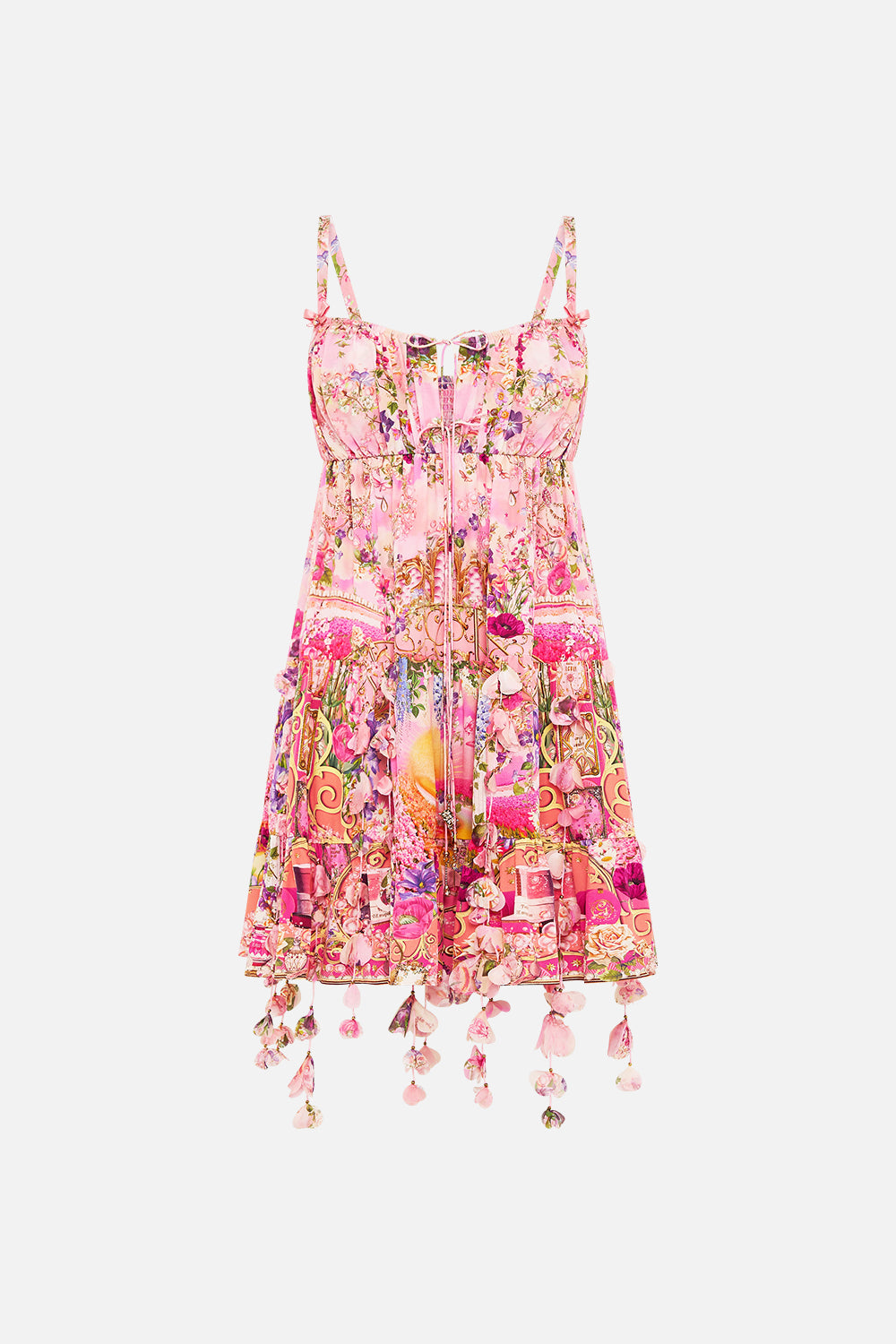 CAMILLA Gathered Bust Tiered Mini Dress Totally Ozmopolitan