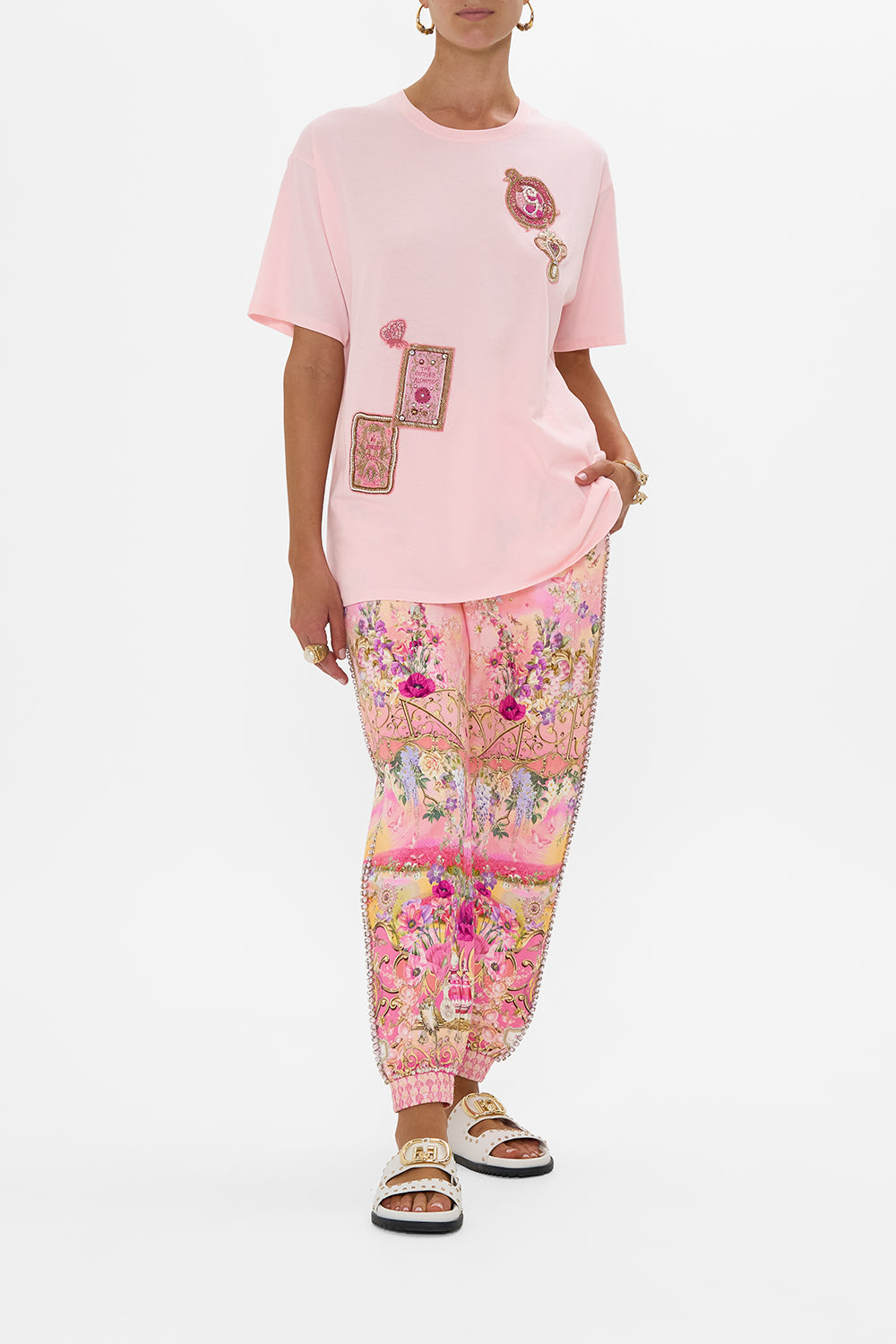 CAMILLA Jersey Track Pant With Silk Details Totally Ozmopolitan