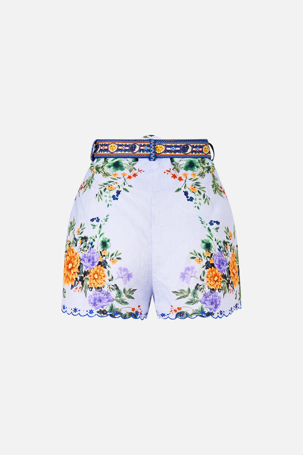 The CAMILLA Tuck Front Short in our Luscious In Lisbon print.