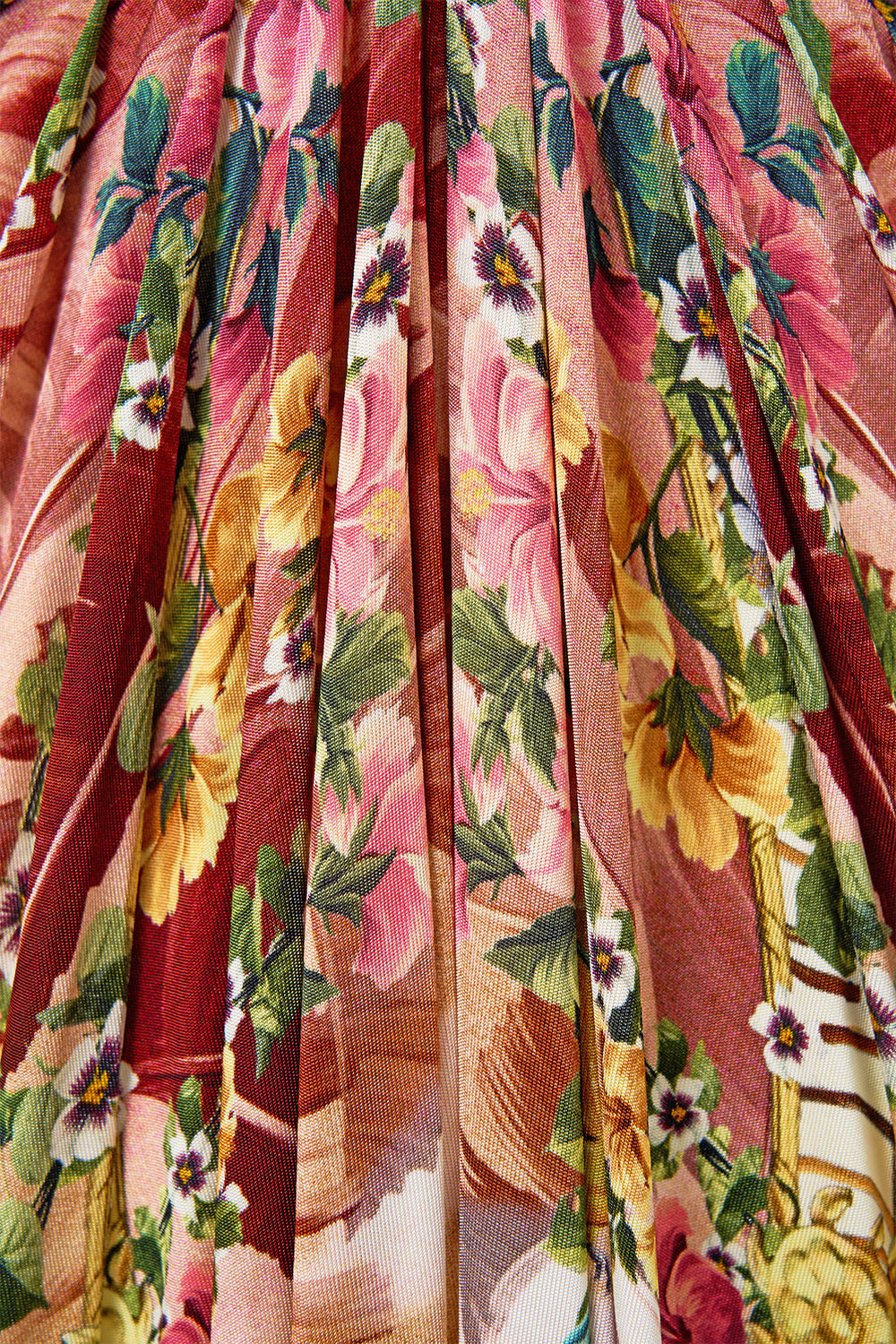 V NECK GATHERED JERSEY DRESS WELCOME TO THE WHITE LOTUS