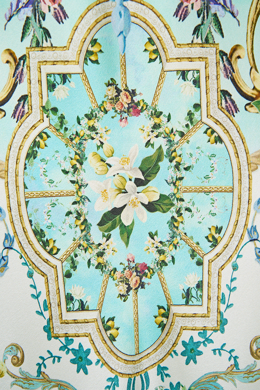 V NECK LONG BIAS SLIP DRESS WITH TRAIN VENUS ON A VESPA