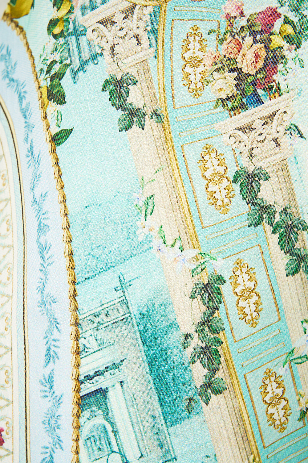 TIE FRONT FRILL SLEEVE SHORT DRESS VENUS ON A VESPA