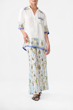 OVERSIZED SHIRT WITH POCKET VENUS ON A VESPA