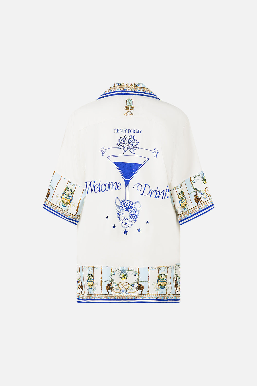 OVERSIZED SHIRT WITH POCKET VENUS ON A VESPA