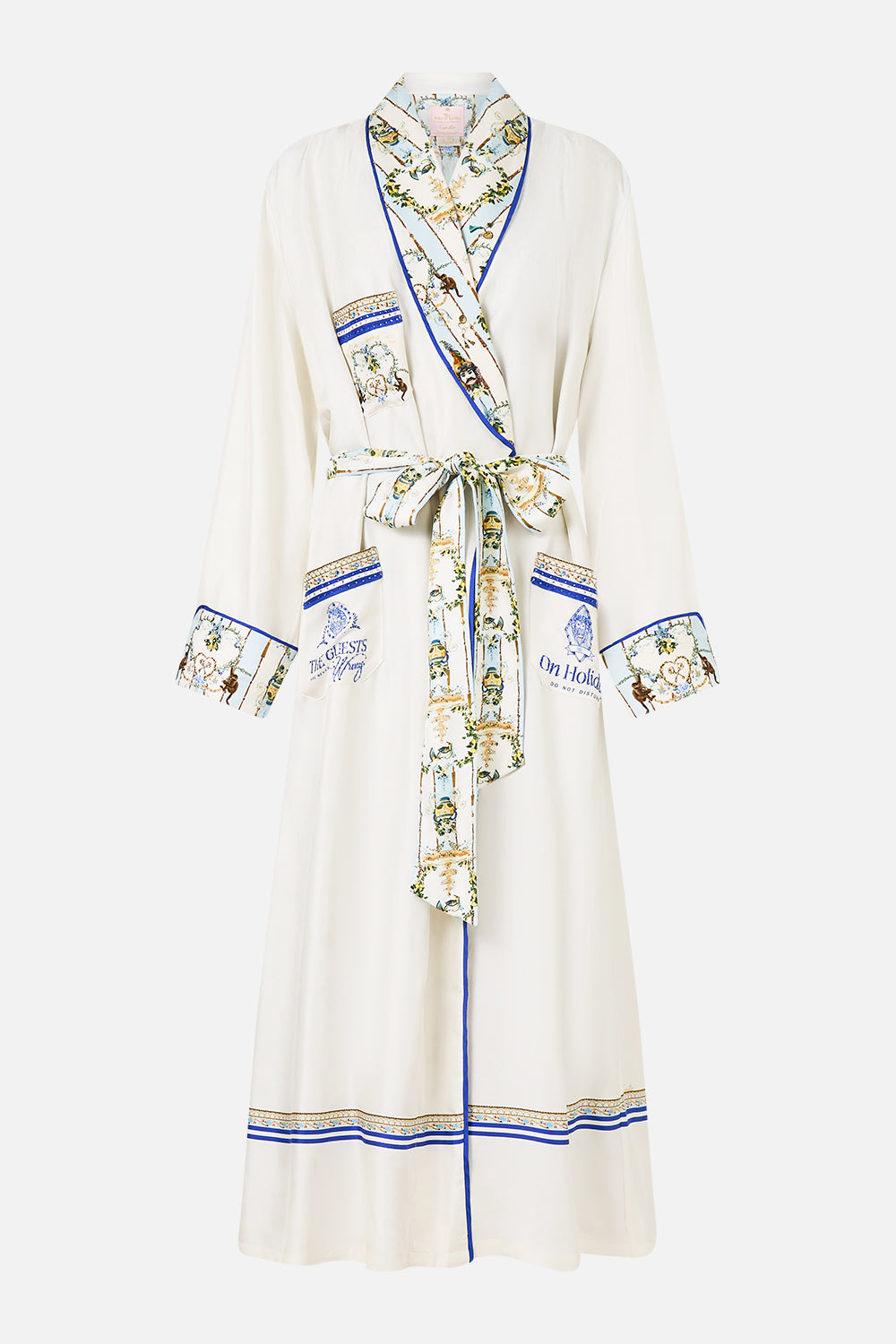 LONG ROBE WITH TIE VENUS ON A VESPA