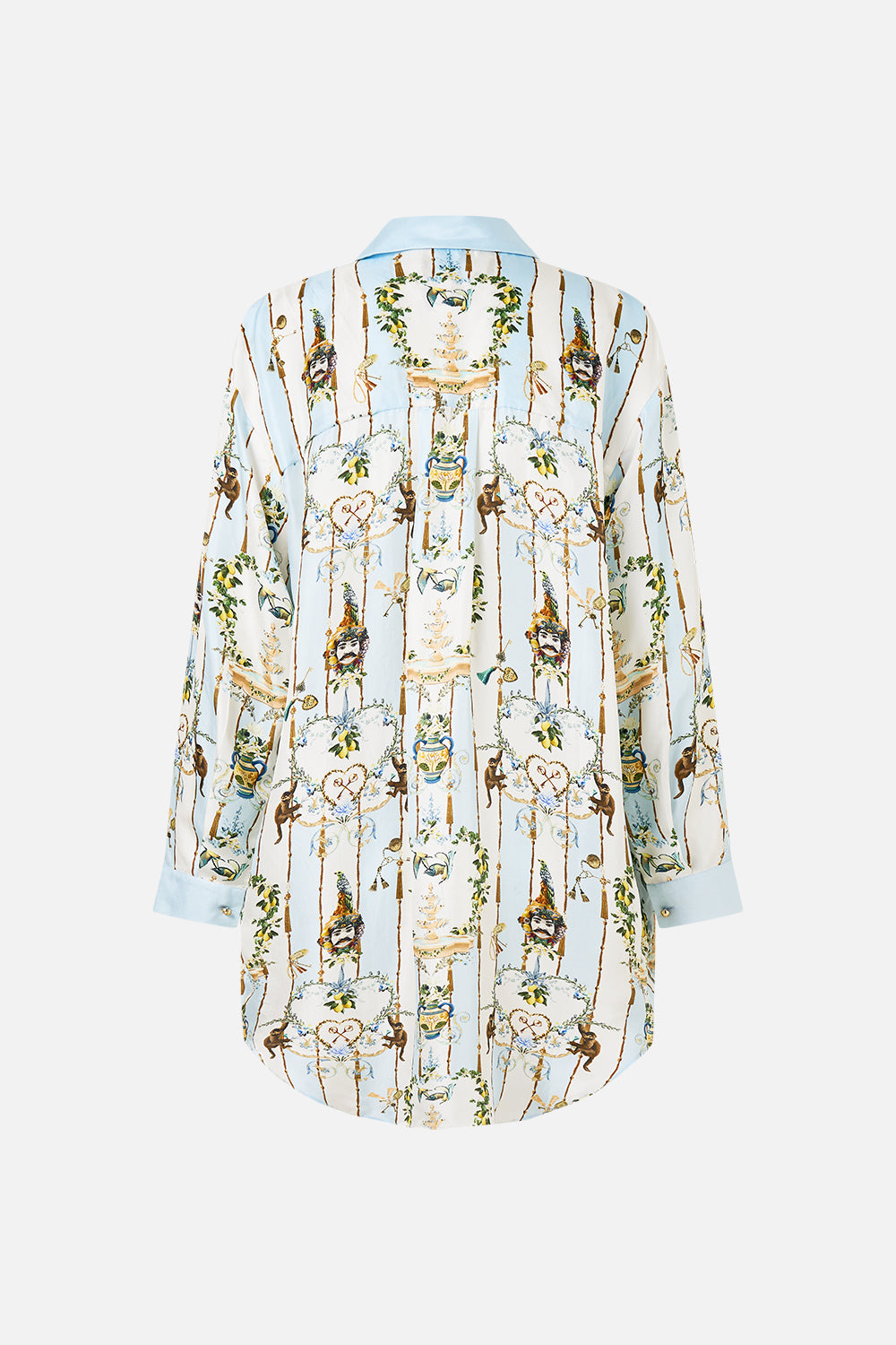 The CAMILLA SHIRT TUNIC WITH SIDE BUTTONS VENUS ON A VESPA