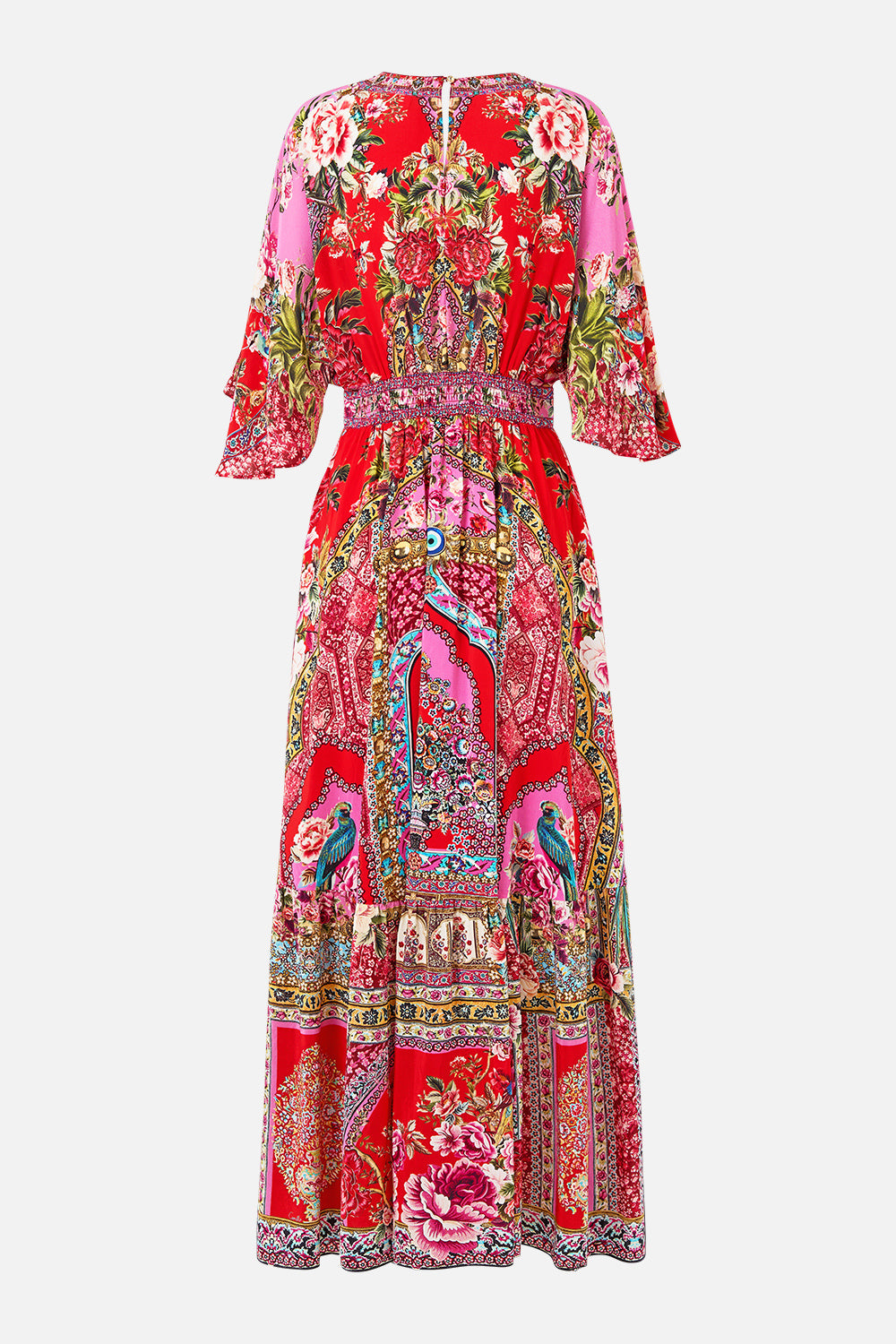 The CAMILLA WAISTED DRESS WITH HEM RUFFLE HEIRLOOM EMPIRE