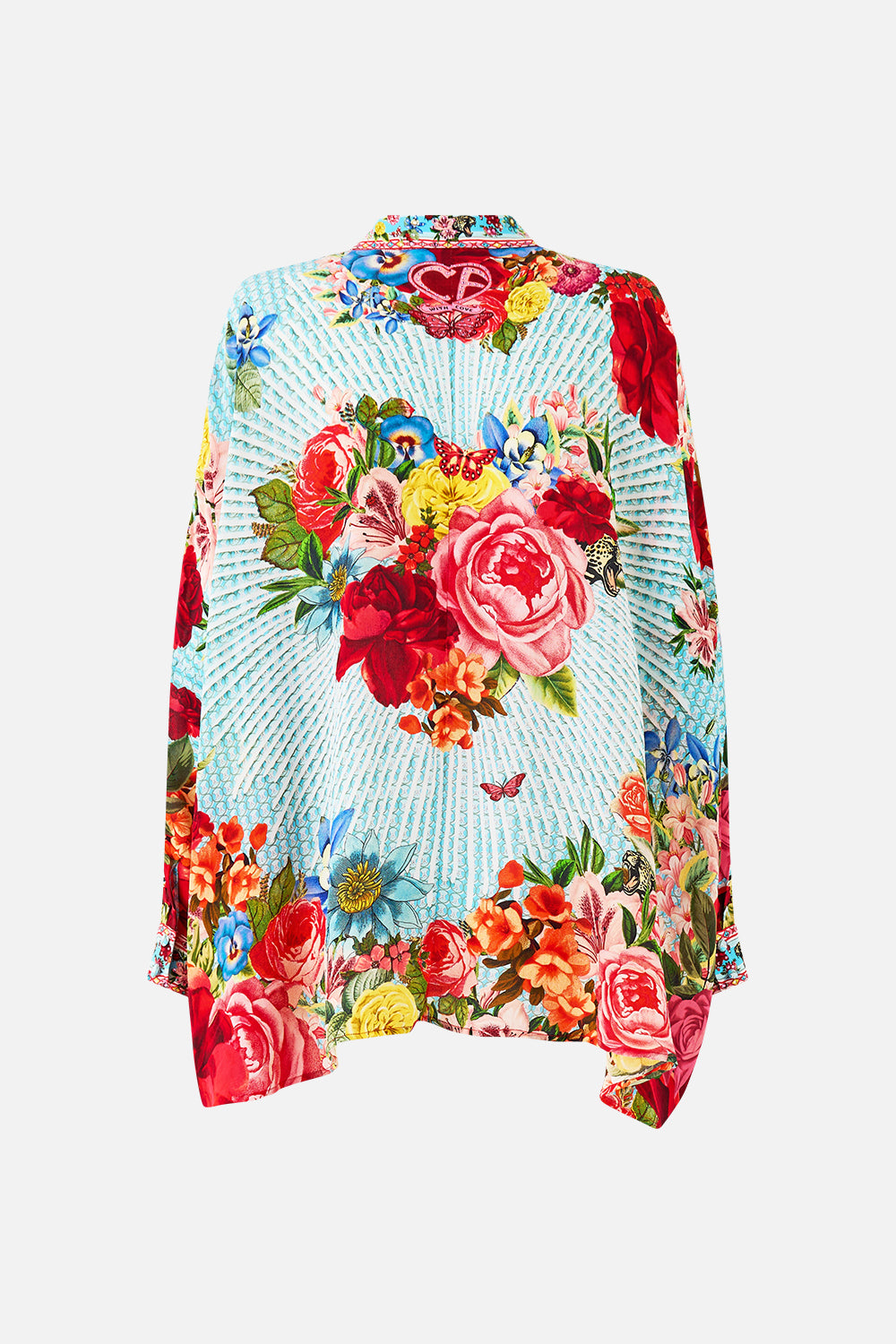 The CAMILLA WIDE BODY COLLARED BLOUSE PAPERS AND CURIOUS CAPERS