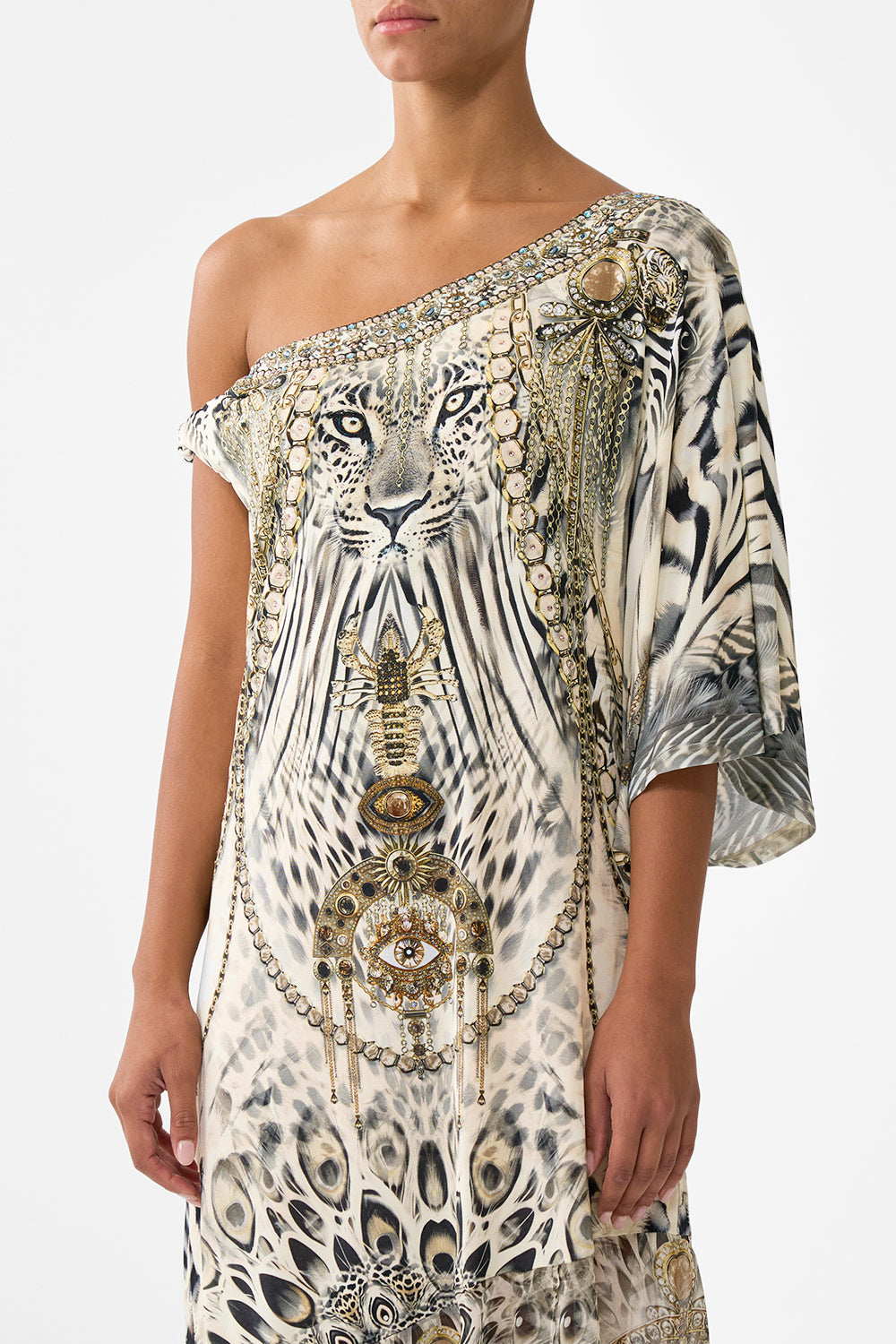 The CAMILLA TWISTED ONE SHOULDER DRESS LADY LIONHEART