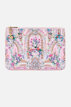 SMALL CANVAS CLUTCH PALATIAL PASTELS