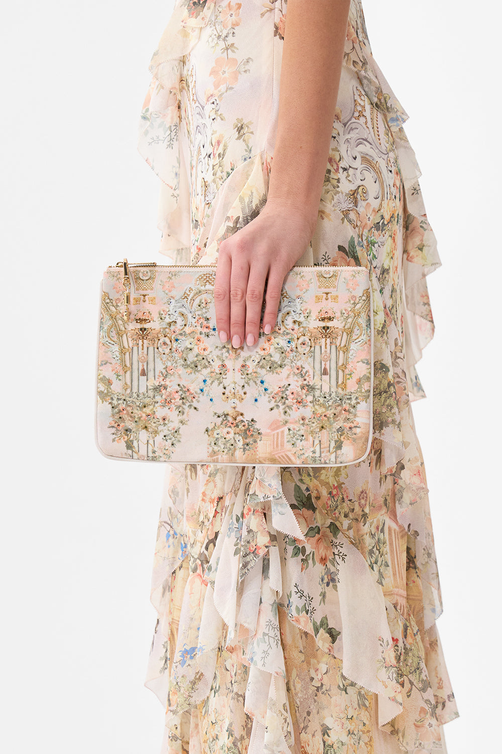 The CAMILLA SMALL CANVAS CLUTCH TWILIGHT IN ISTANBUL