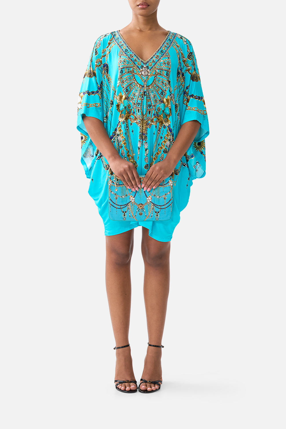 SMALL CANVAS CLUTCH TOTEMS AND TREASURES