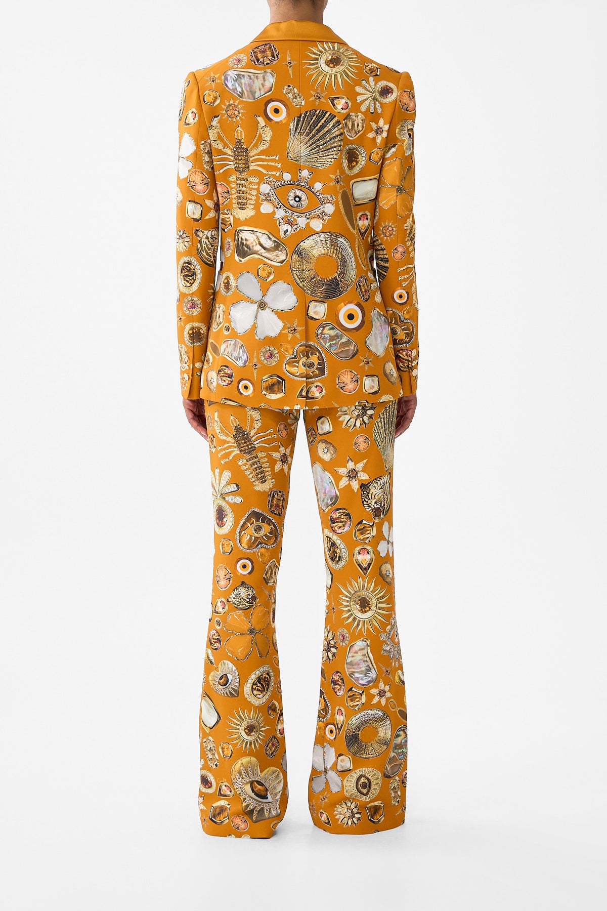 SINGLE BREASTED PEAK COLLAR BLAZER TALISMANS OF TURKIYE