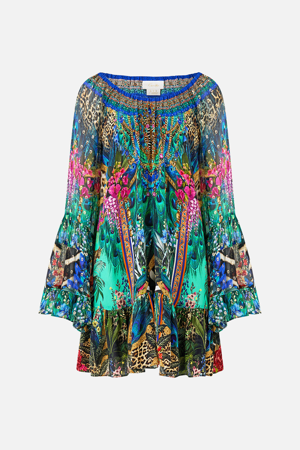 The CAMILLA A-LINE FRILL DRESS ANIMAL ALCHEMY