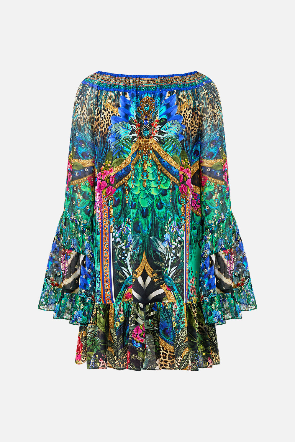 The CAMILLA A-LINE FRILL DRESS ANIMAL ALCHEMY