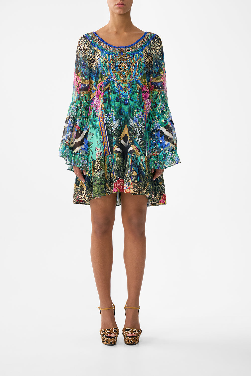 The CAMILLA A-LINE FRILL DRESS ANIMAL ALCHEMYANIMAL ALCHEMY