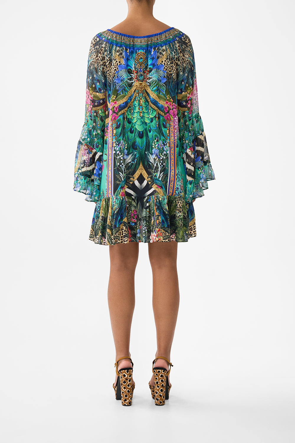 The CAMILLA A-LINE FRILL DRESS ANIMAL ALCHEMY