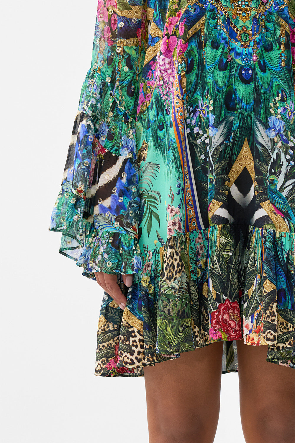 The CAMILLA A-LINE FRILL DRESS ANIMAL ALCHEMY