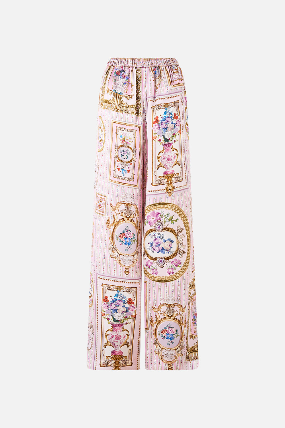 The CAMILLA BUTTON FRONT LOUNGE PANT PALATIAL PASTELS