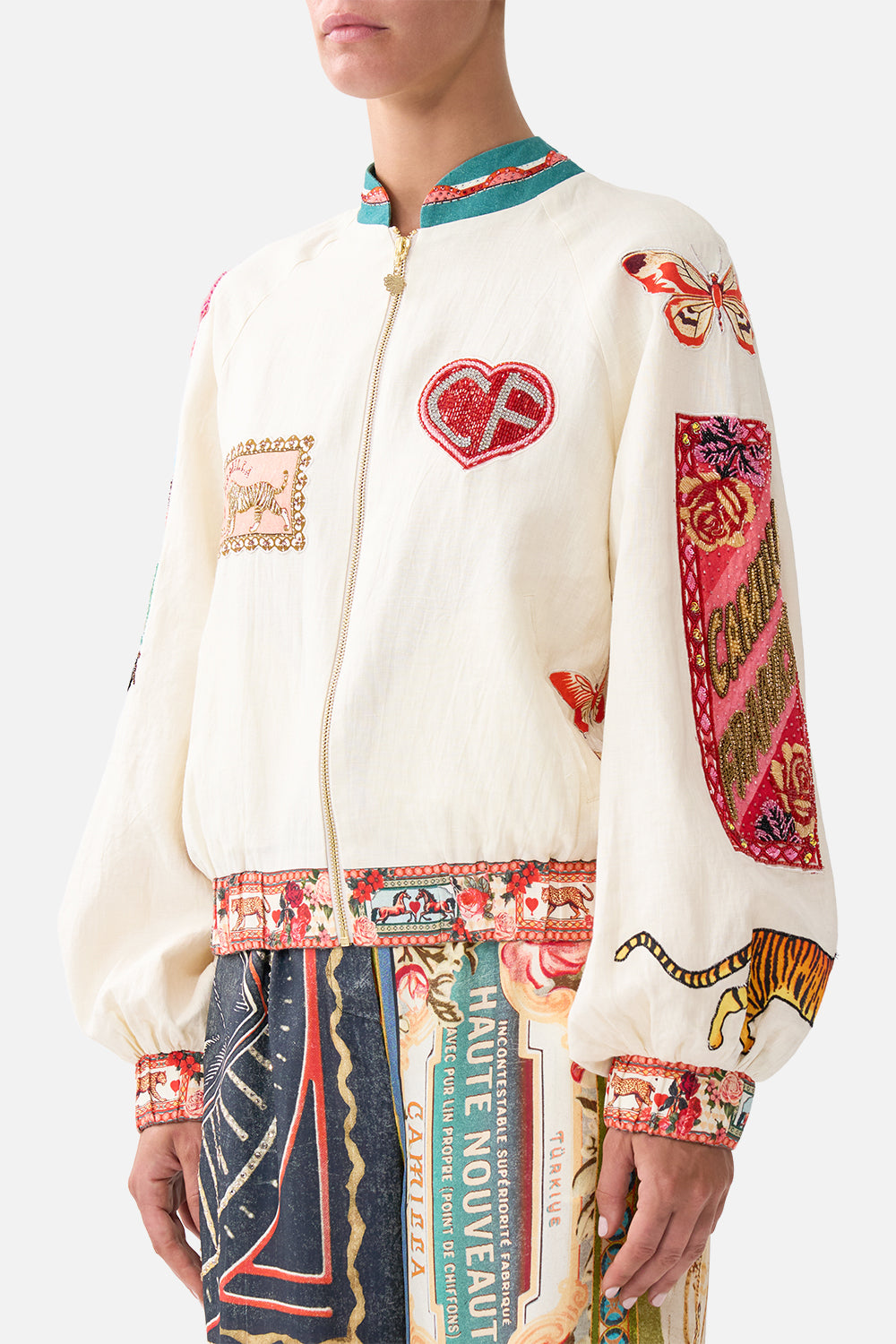 The CAMILLA BOMBER JACKET WITH CUFF HIGH CLASS HOOKAH