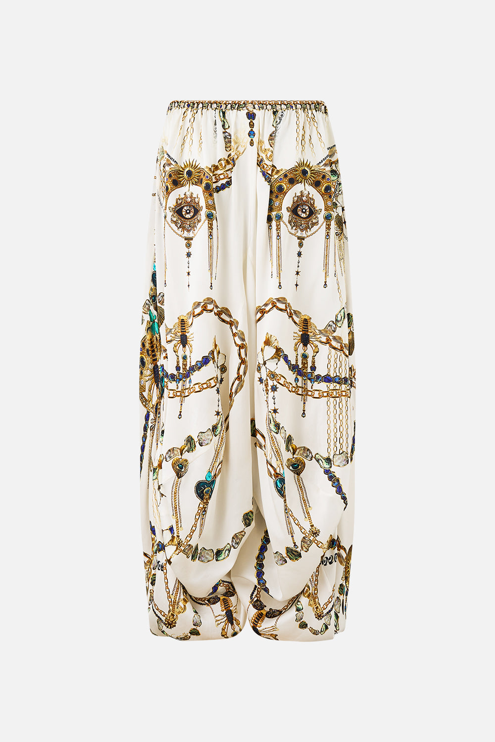The CAMILLA PANELLED HAREM PANT WITH TIE WAIST CHAIN GANG