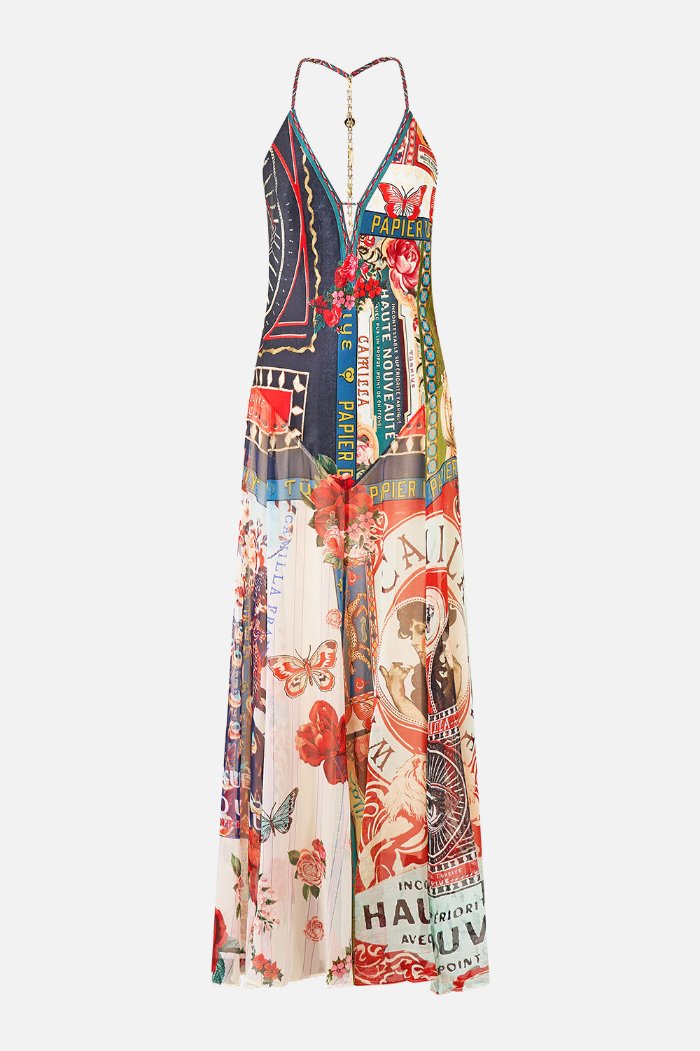The CAMILLA HARDWARE DETAIL SLIP DRESS HIGH CLASS HOOKAH