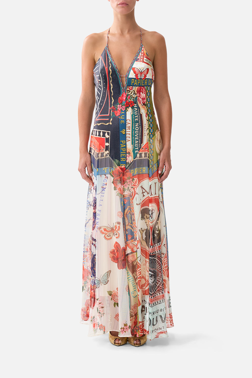 The CAMILLA HARDWARE DETAIL SLIP DRESS HIGH CLASS HOOKAHHIGH CLASS HOOKAH
