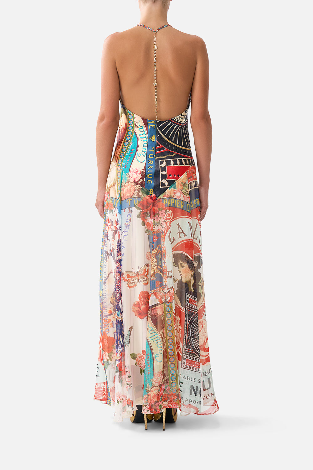 The CAMILLA HARDWARE DETAIL SLIP DRESS HIGH CLASS HOOKAH