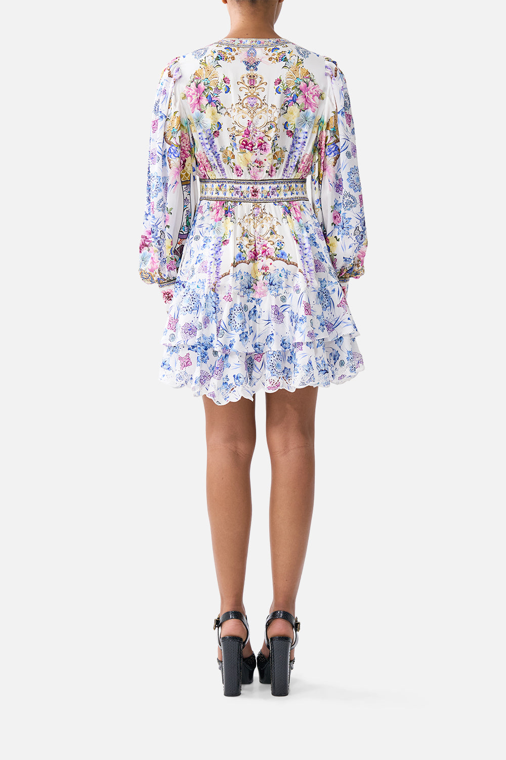 The CAMILLA BUTTON FRONT FRILL DRESS ALL ABOUT THAT LACE