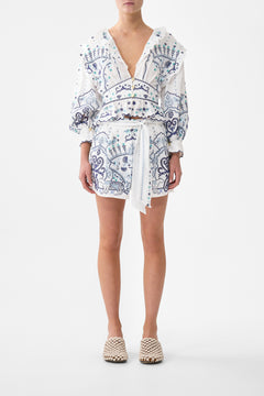 TUCK FRONT SHORT ALL ABOUT THAT LACE