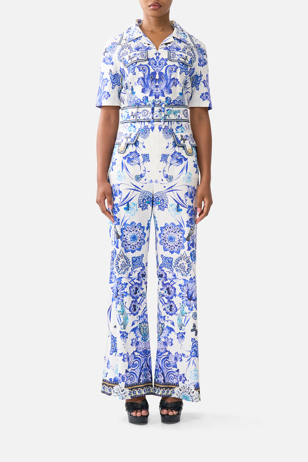 POCKET JUMPSUIT ALL ABOUT THAT LACE