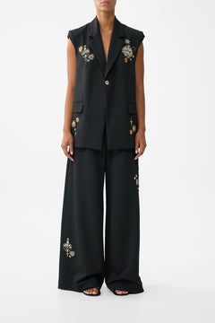 TAILORED SLEEVELESS VEST AMULETS AND ALCHEMY