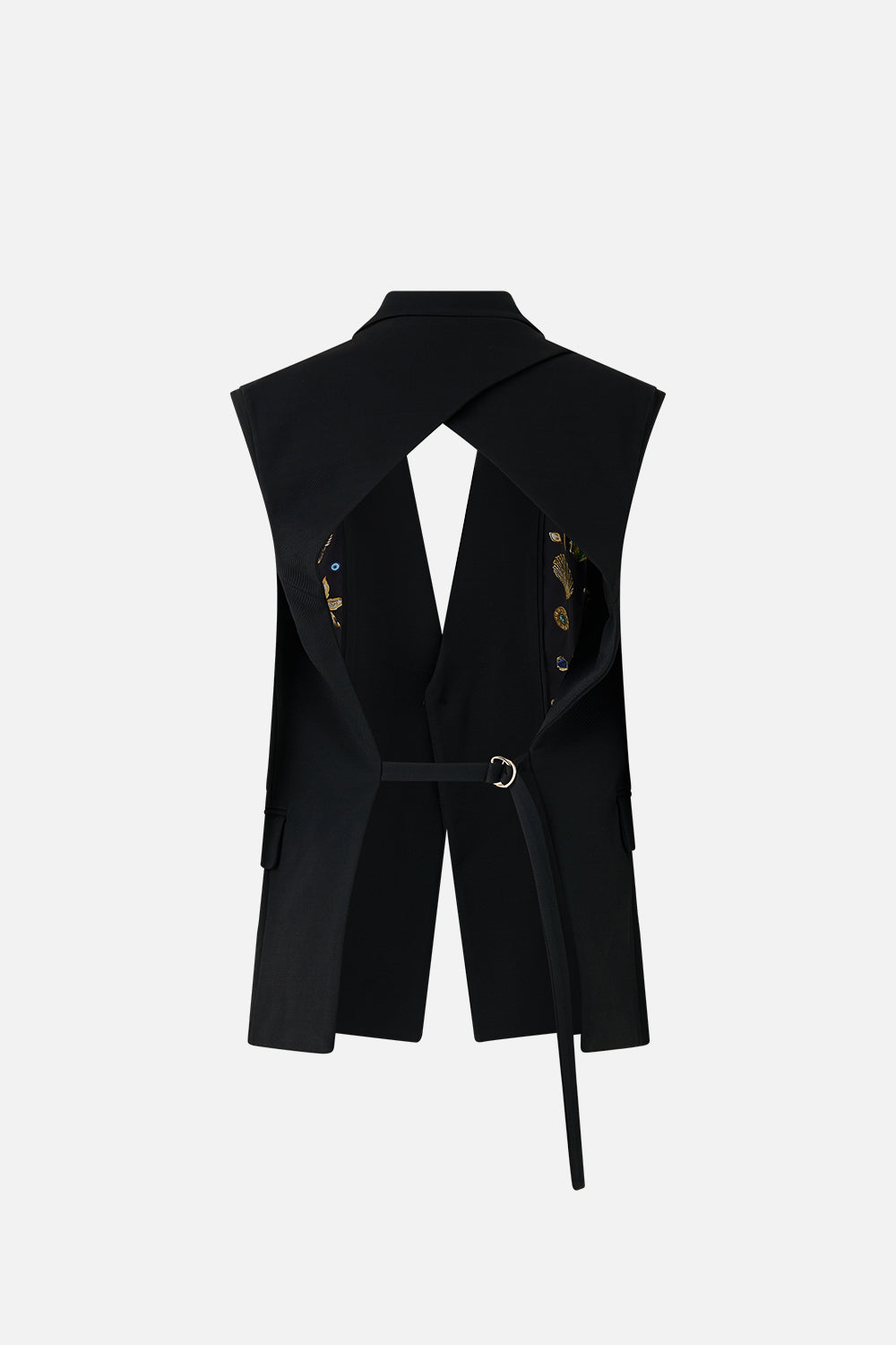 The CAMILLA TAILORED SLEEVELESS VEST AMULETS AND ALCHEMY
