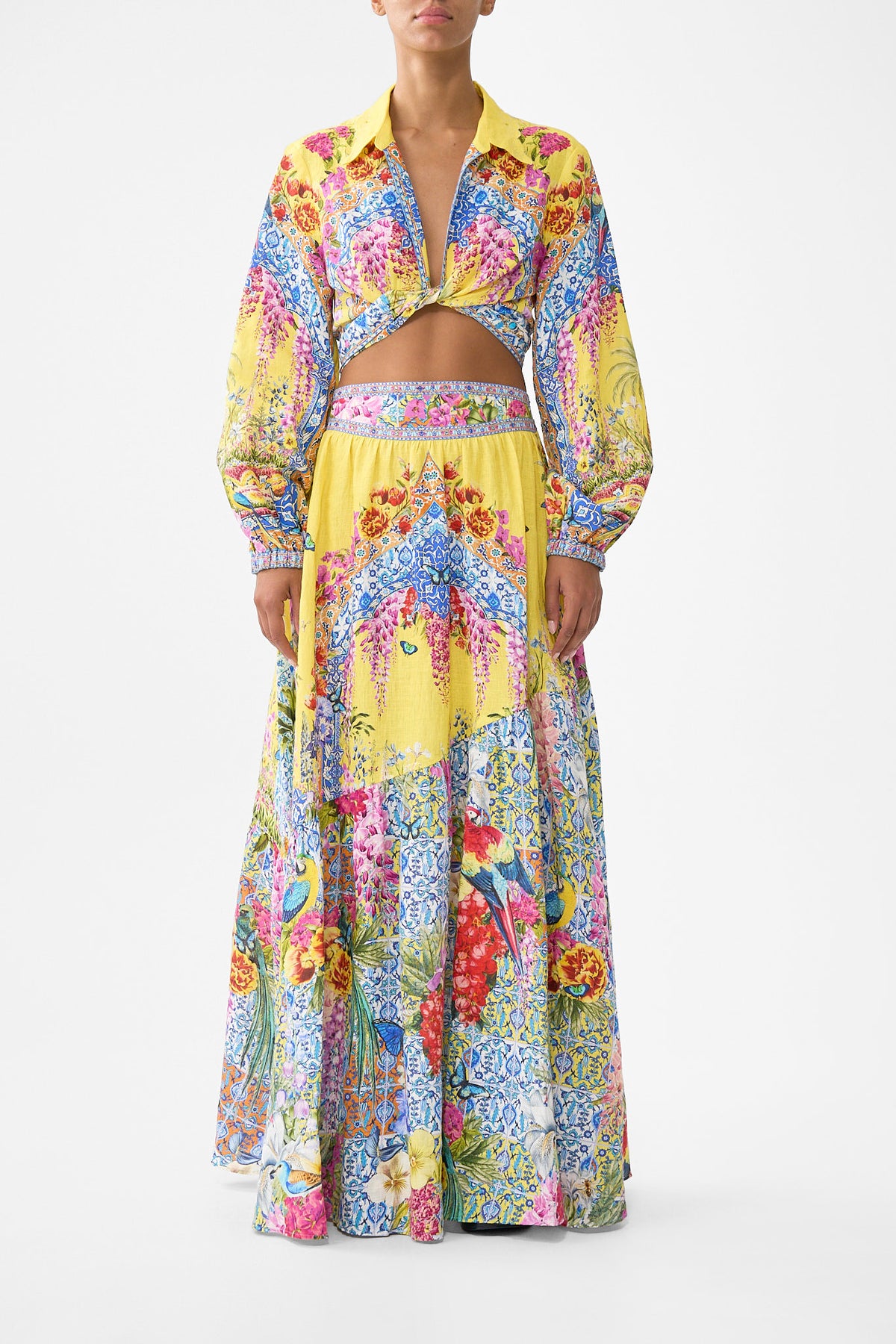 The CAMILLA SKIRT WITH SHAPED SEAM SULTANAHMET SUMMERSULTANAHMET SUMMER