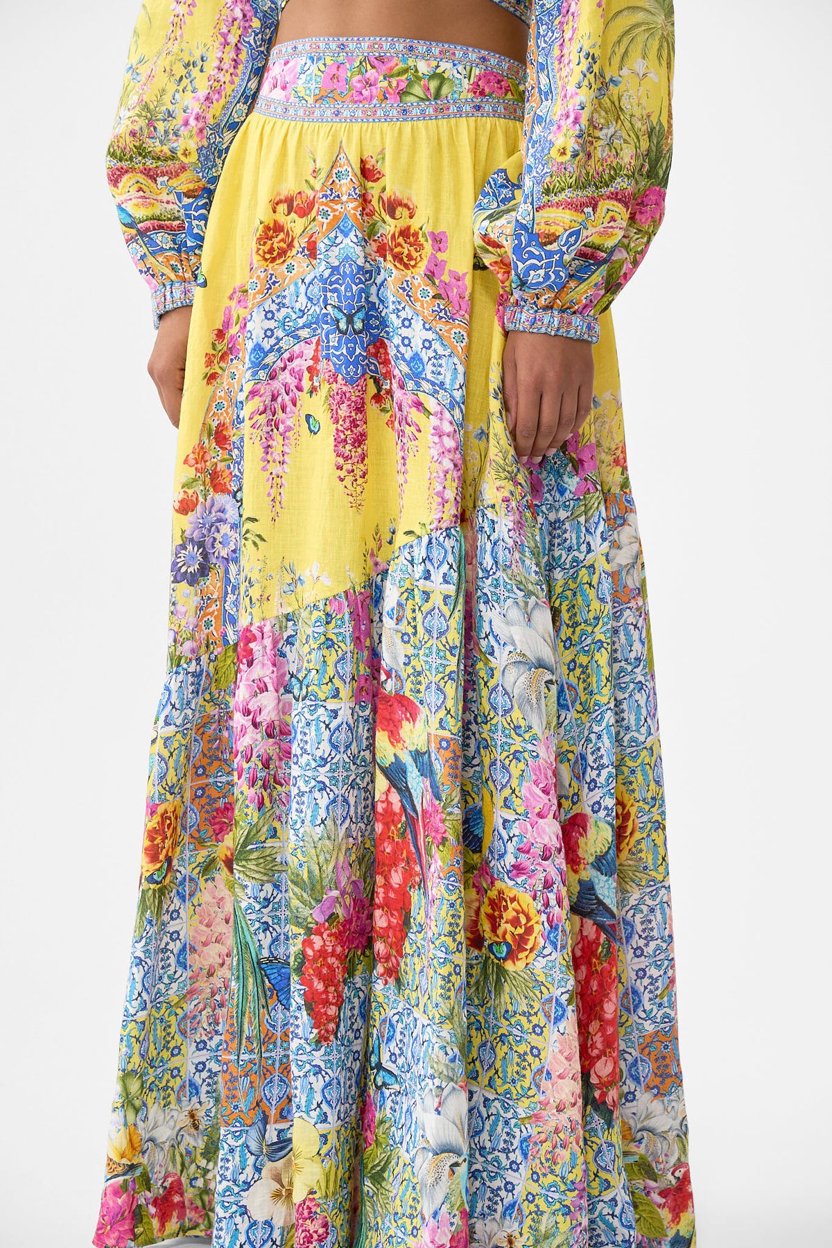 SKIRT WITH SHAPED SEAM SULTANAHMET SUMMER