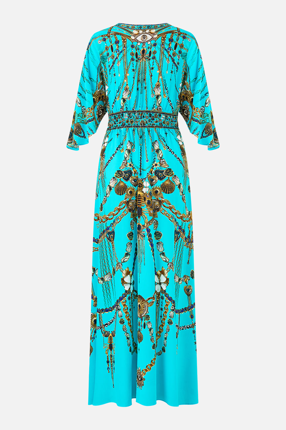 TWIST FRONT WAISTED DRESS TOTEMS AND TREASURES