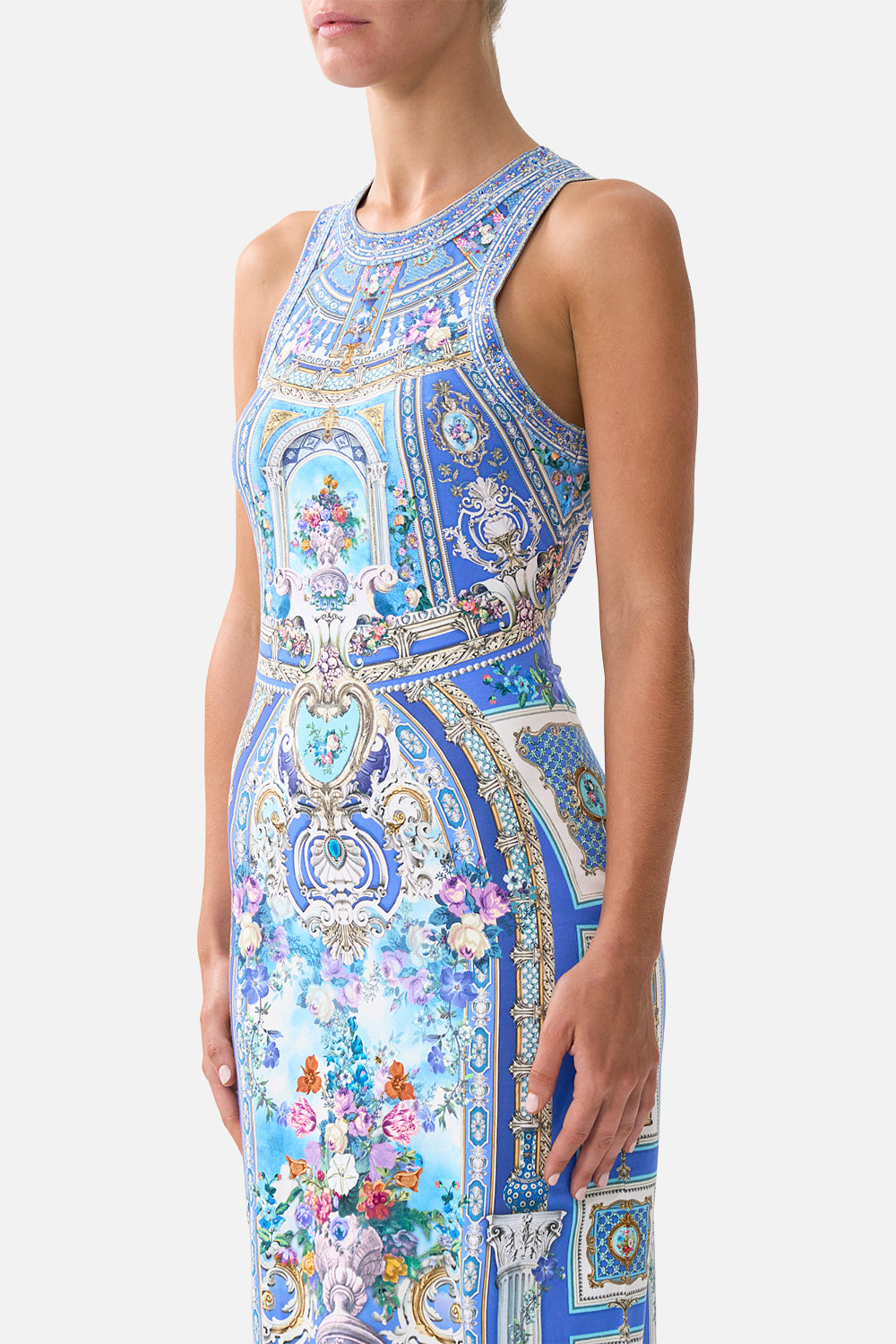 JERSEY TANK DRESS OTTOMAN OPULENCE