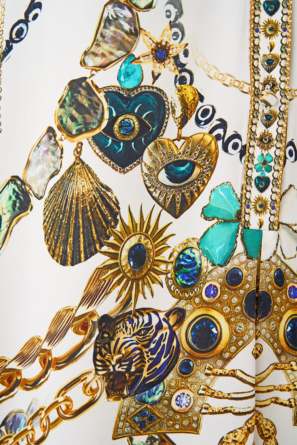 RELAXED HIGH LOW SHIRT DRESS CHAIN GANG