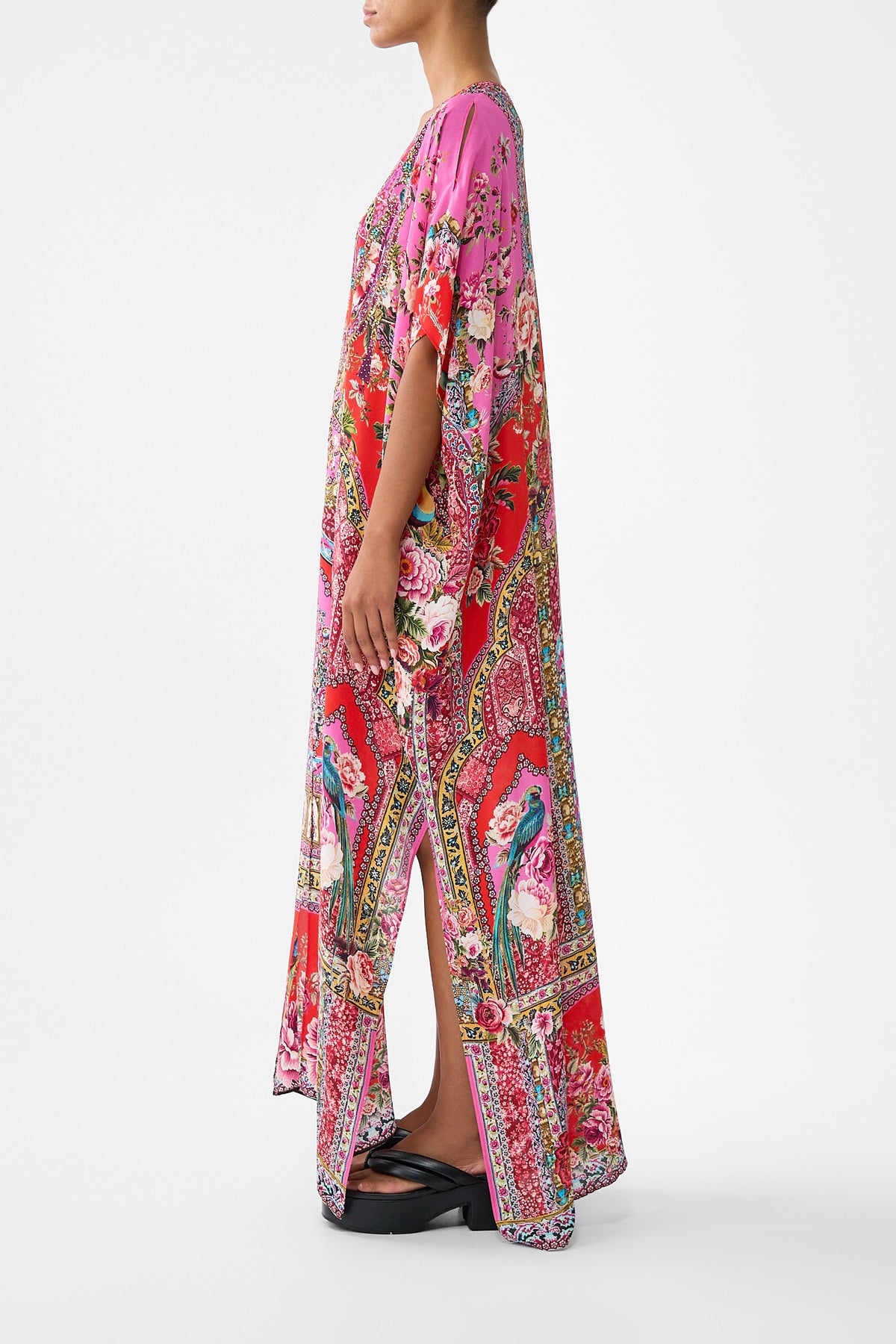 SLIM FIT KAFTAN WITH SPLIT HEIRLOOM EMPIRE