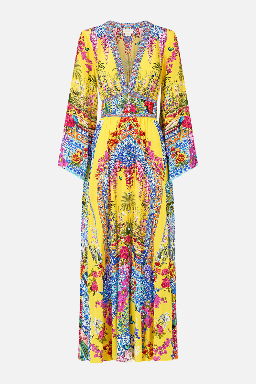The CAMILLA KIMONO SLEEVE DRESS WITH SHIRRING DETAIL SULTANAHMET SUMMER