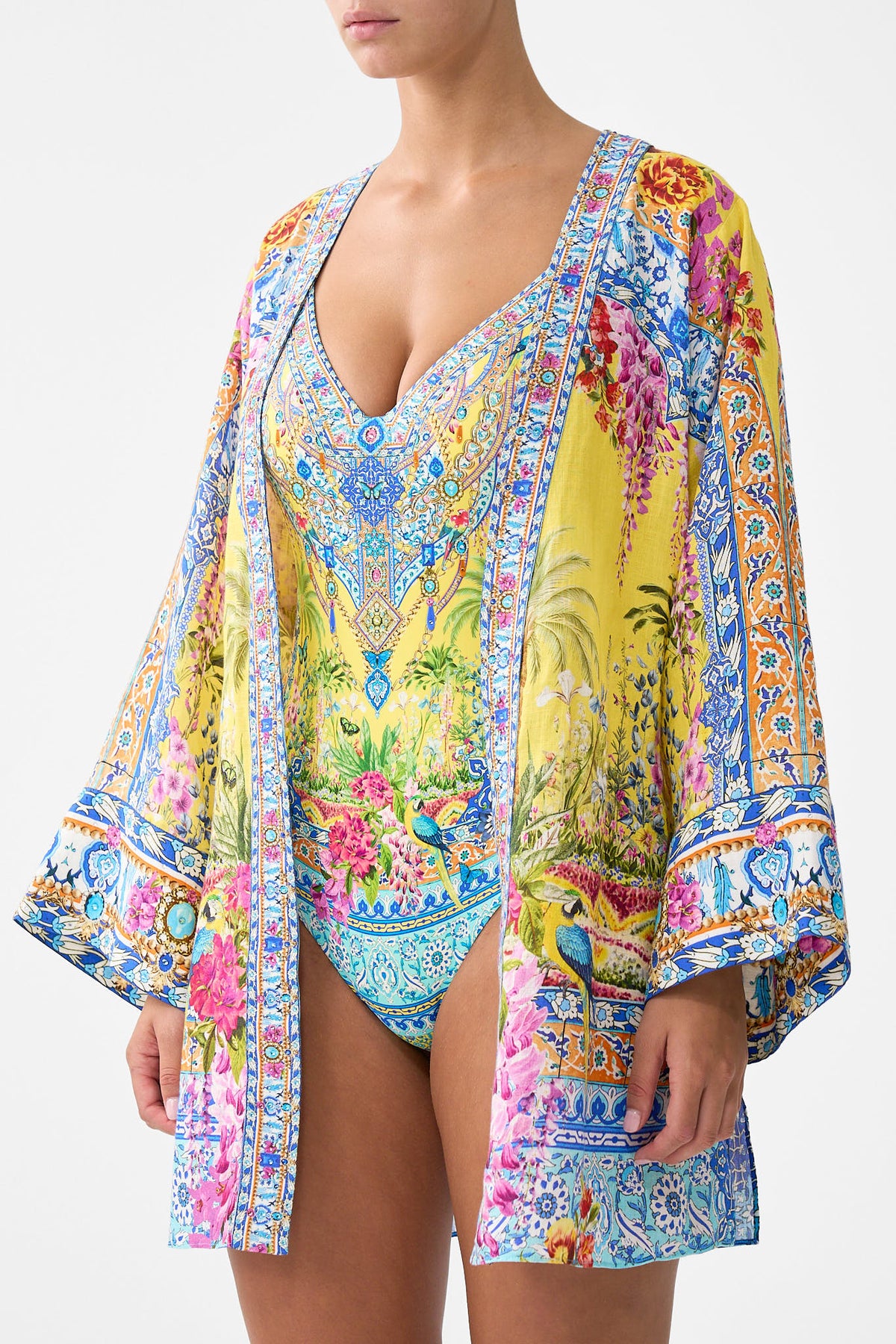 The CAMILLA SHORT KIMONO WRAP SULTANAHMET SUMMER